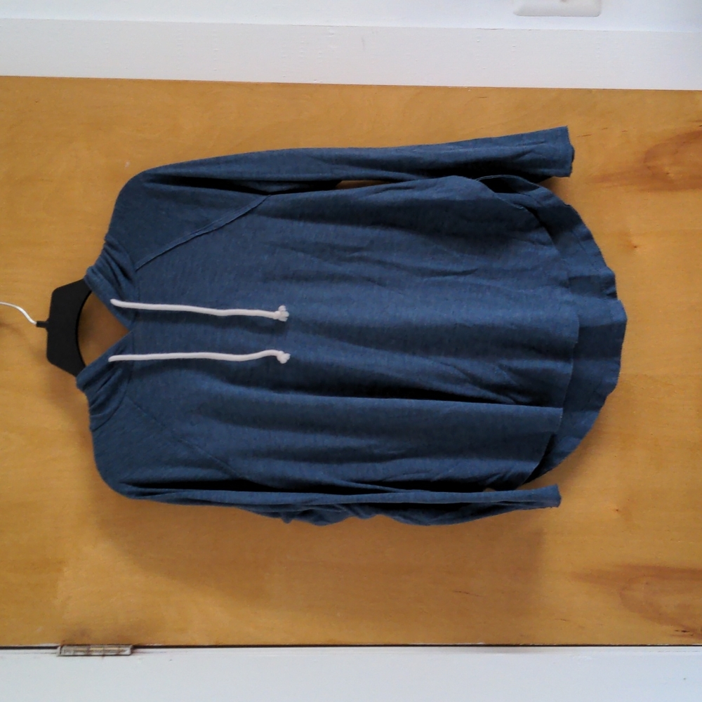 Blue tunic hoodie